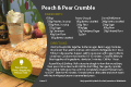 Peach & Pear Crumble Recipe