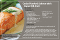Cedar Planked Salmon Recipe