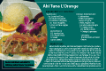 Ahi Tuna L'Orange Recipe