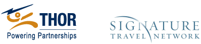 THOR, Inc. and Signature Travel Network (logo)